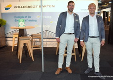 Ard van der Hoeven and Bob Bruggen were there on behalf of Vollebregt Barten. 'The greenhouse horticulture broker of the Netherlands'.                             